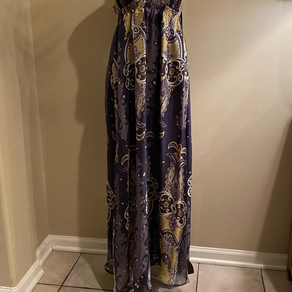 100% silk maxi dress - Picture 2 of 13